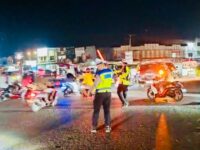 Bikin Bising Malam Minggu, Pengendara Knalpot Brong di Kendari Ditilang Polisi